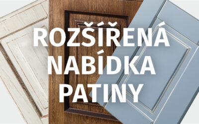 ROZŠÍŘUJEME NABÍDKU PATINY (I.)