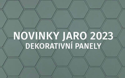 NOVINKY JARO 2023: DEKORATIVNÍ PANELY